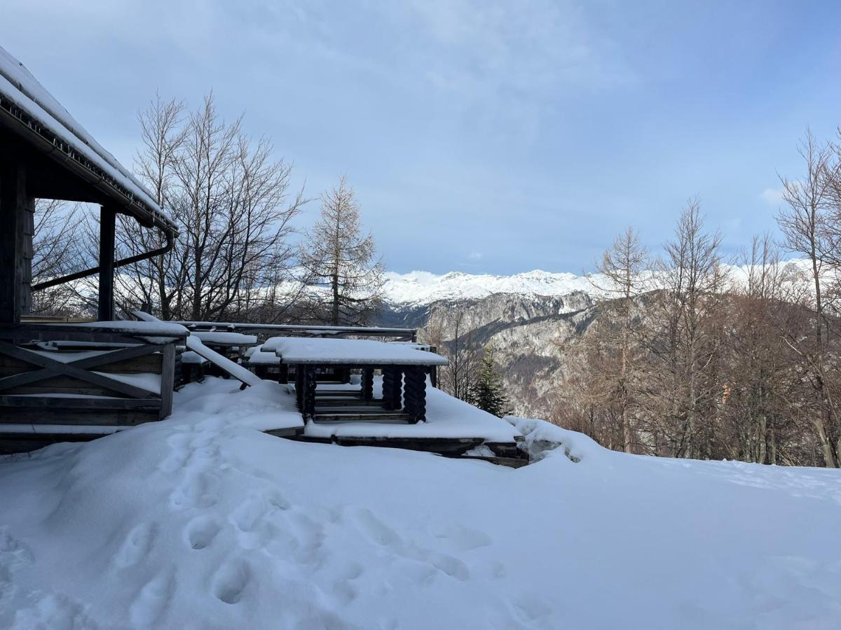 בוהין Chalet Burja At Vogel Mountain - Cable Car Access Or Hiking - Not Reachable With Car מראה חיצוני תמונה
